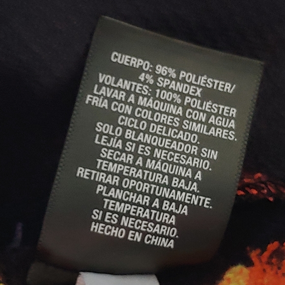 Mossimo Floral Ruffle Shirt Size XS - Picture 8 of 8